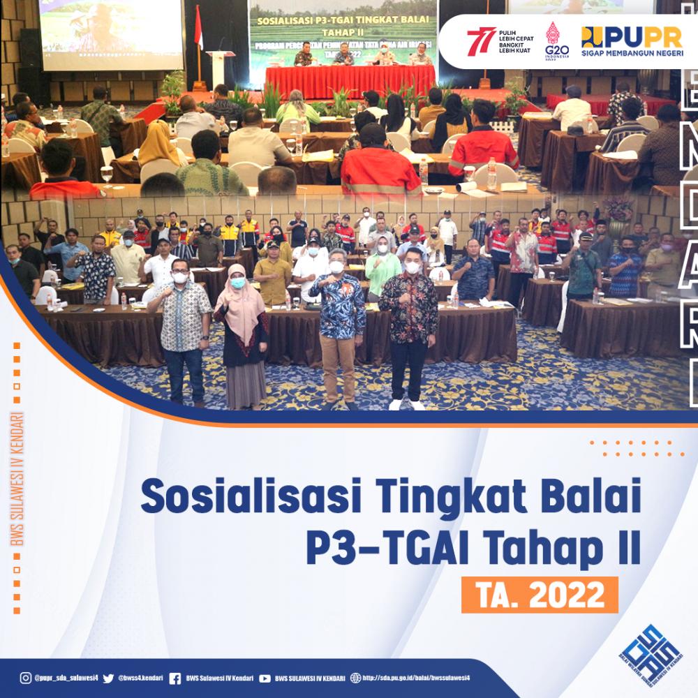 Sosialisasi Tingkat Balai P3TGAI Tahap II TA 2022